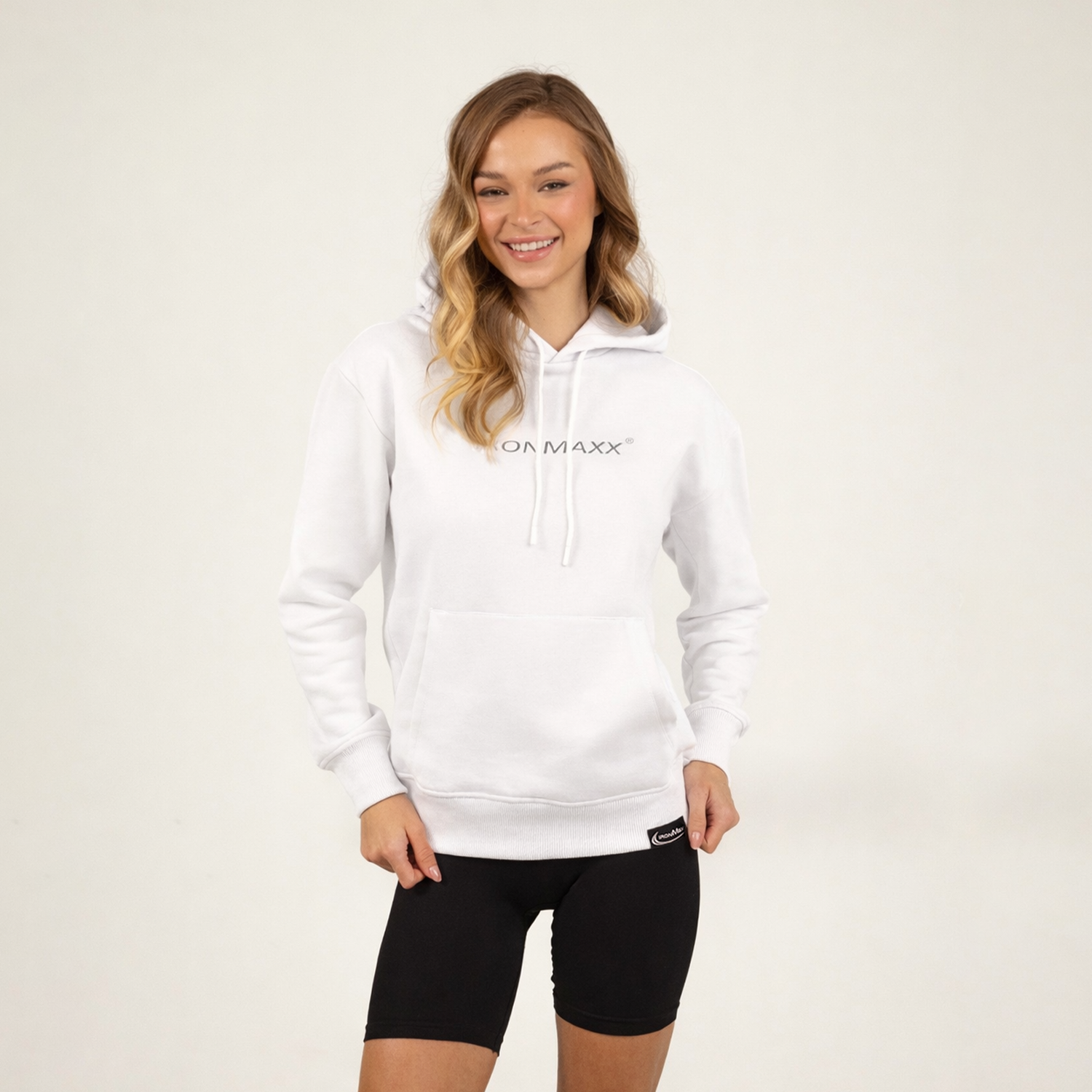 Hoodie Weiß Unisex - M