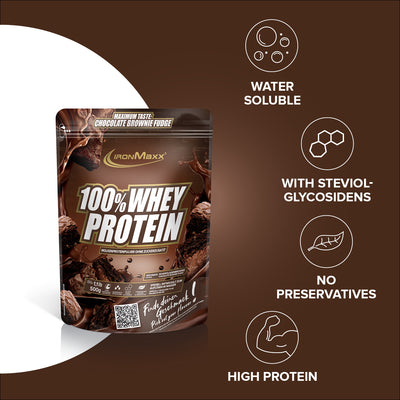100% Whey Protein (500g) - Chocolate Brownie Fudge