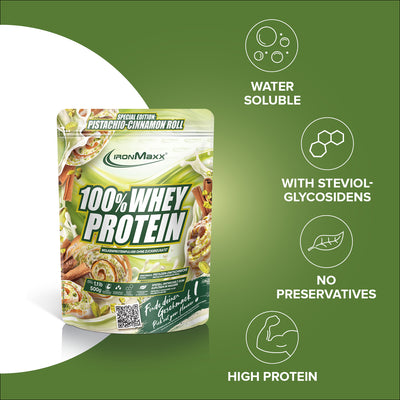 100% Whey Protein (500g) - Pistachio Cinnamon Roll