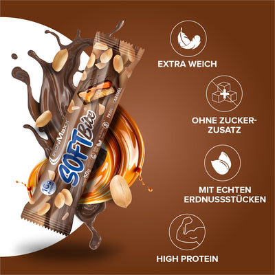 Softbite (12x50g) - Peanut Caramel