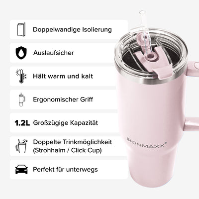 IronMaxx Cup V3.0 (1200ml) - Rose