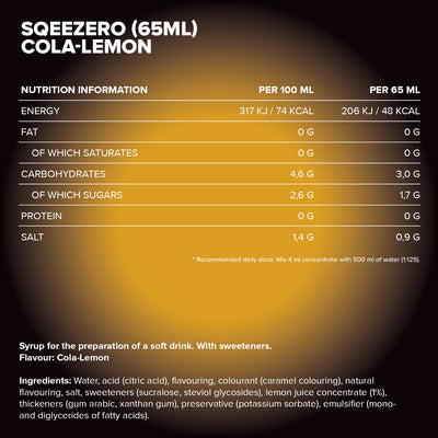 SqueeZero (65ml) - Cola Citroen