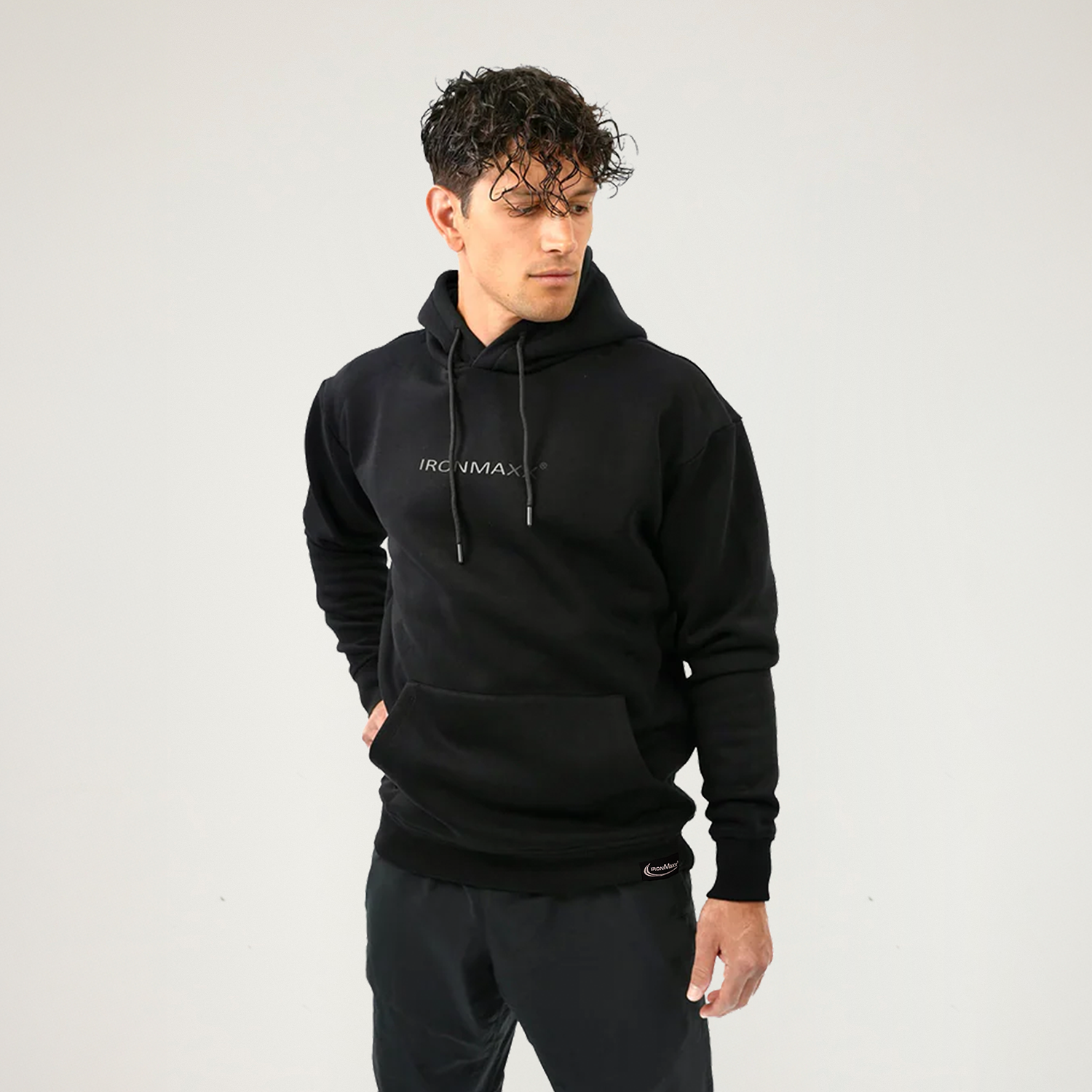 Hoodie Black Unisex - XXL