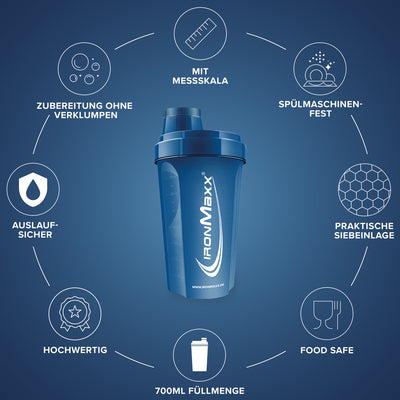 Shaker (700ml) - Dunkelblau