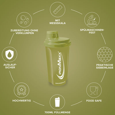 Shaker (700ml) - Navy Green