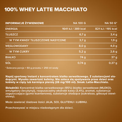 100% <tc>Whey Protein</tc> (2350g) - <tc>Latte Macchiato</tc>