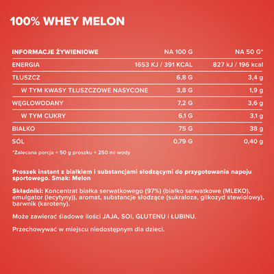 100% <tc>Whey Protein</tc> (900g) - <tc>Melon</tc>