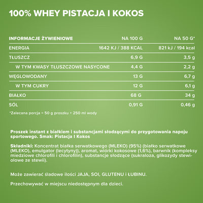 100% <tc>Whey Protein</tc> (900g) - Pistacja <tc>Coconut</tc>