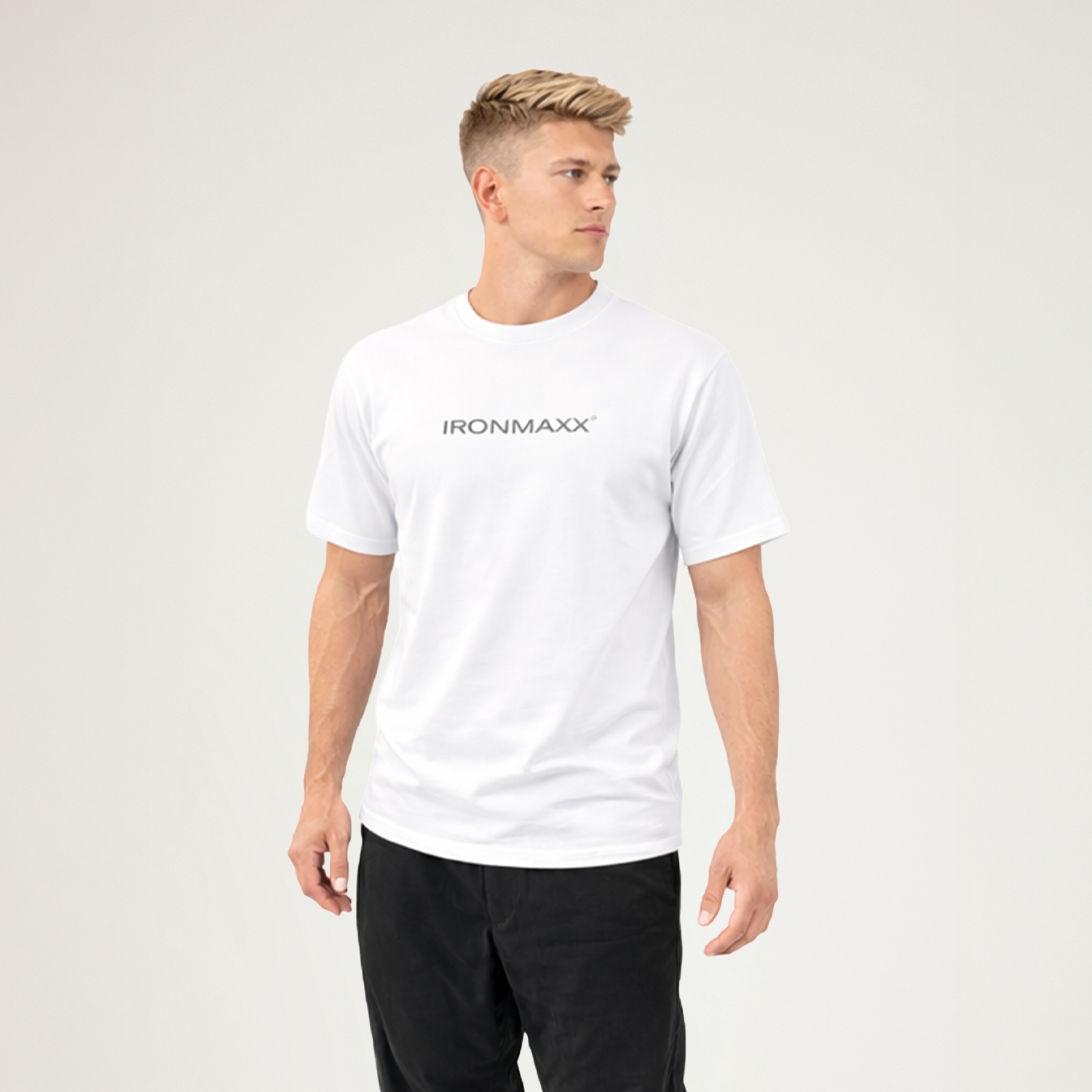 T-Shirt Herren Weiß - Herren M