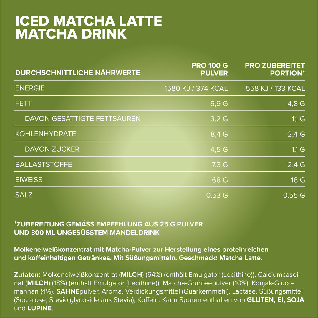 Iced Matcha Latte (400g)