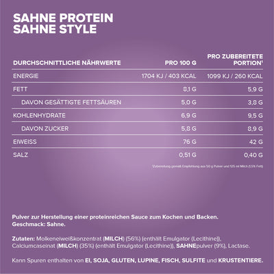Sahne Protein (500g) - Sahne