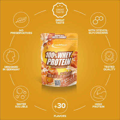 100% Whey Protein - 500g bag - Salted Caramel