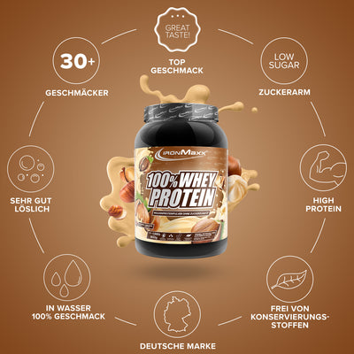 100% Whey Protein (900g) - Haselnuss