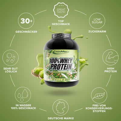 100% Whey Protein (2350g) - Creamy Pistazie