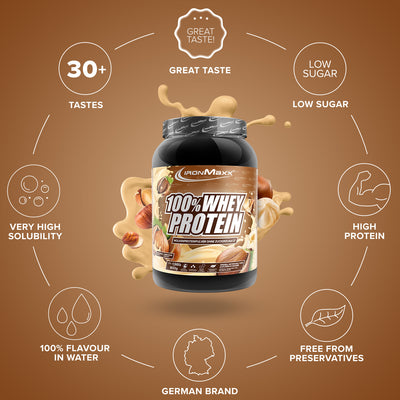 100% Whey Protein (900g) - Hazelnut