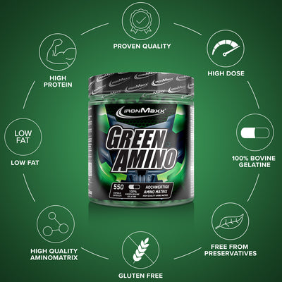 Green Amino - 550 capsules