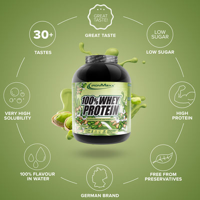 100% Whey Protein - 2350g can - Creamy Pistachio