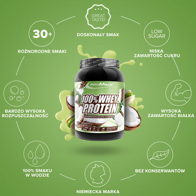 100% <tc>Whey Protein</tc> (900g) - Pistacja <tc>Coconut</tc>