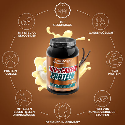 100% Casein Protein (750g) - Vanille