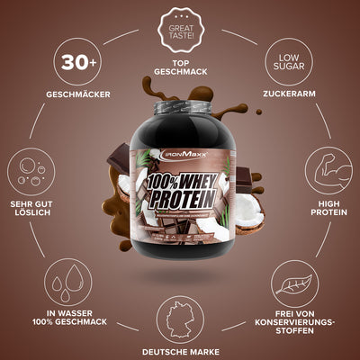 100% Whey Protein (2350g) - Schokolade Kokos
