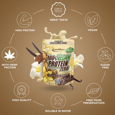 100% Vegan Protein Zero (500g) - Vanilla Cookie Dough