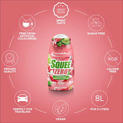 SqueeZero (65ml) - Aardbeien Daiquiri