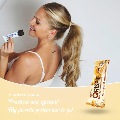 Qrispie Protein Bar (45g) - White Choc Caramel