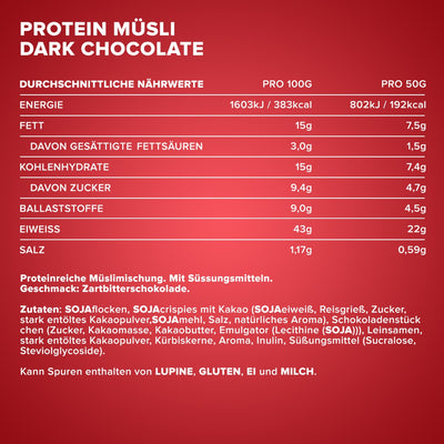 Protein Müsli (2000g) - Dark Chocolate