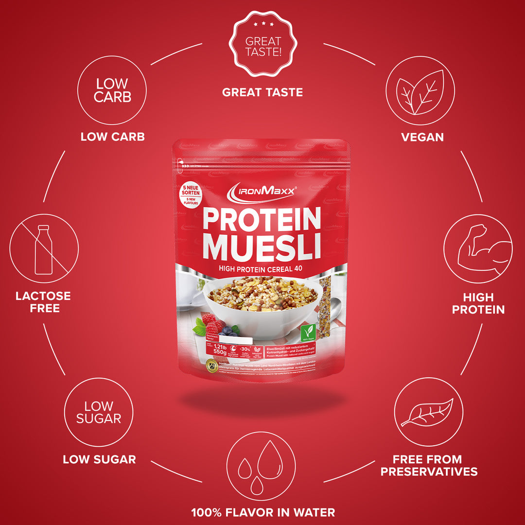 Protein Muesli (550g) - White Chocolate Vanilla