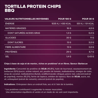 Eiwitrijke tortillachips 2.0 (60 g) - Barbecue