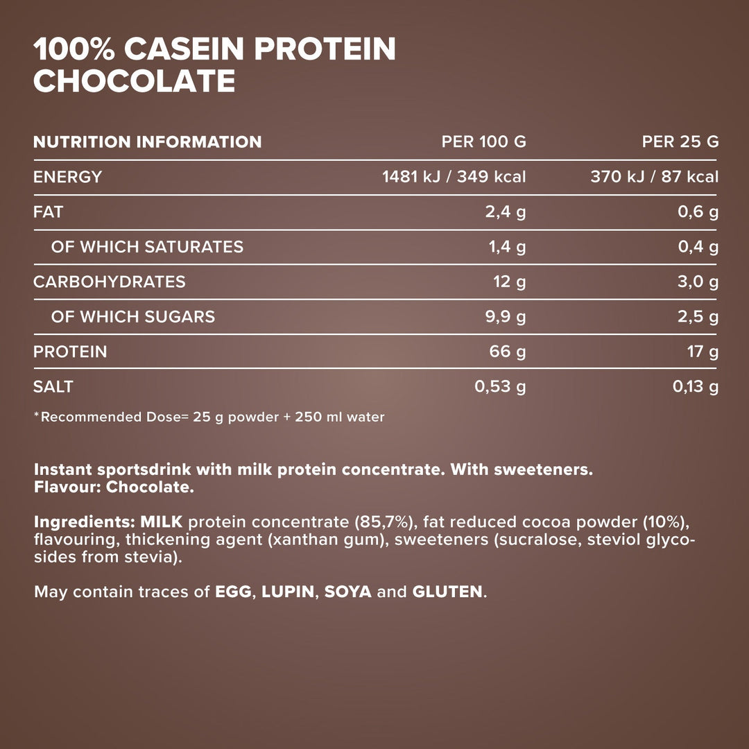 100% Caseina Protein (750g) - Cioccolato