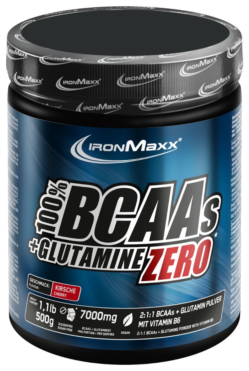 100% BCAAs + Glutamine Zero - Kirsche (500g) 