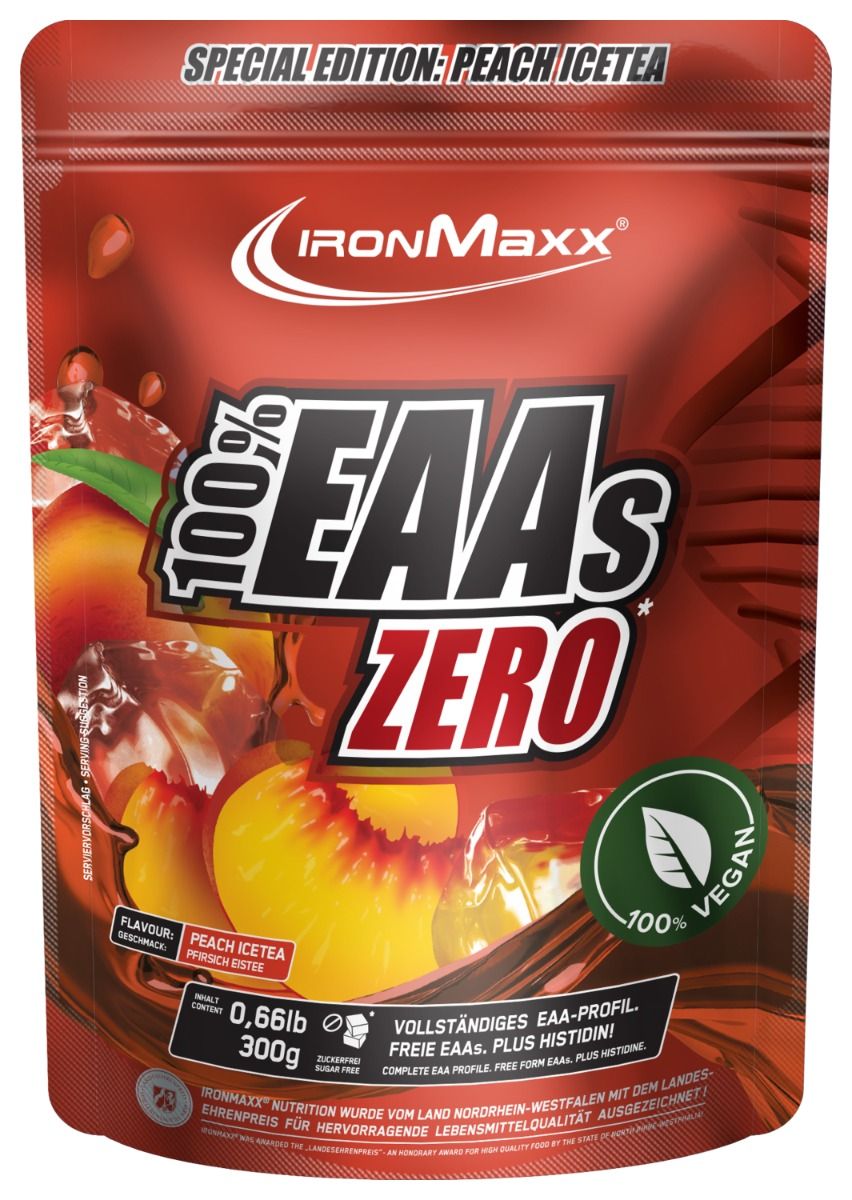 100% EAAs Zero (300g) - Pfirsich-Eistee