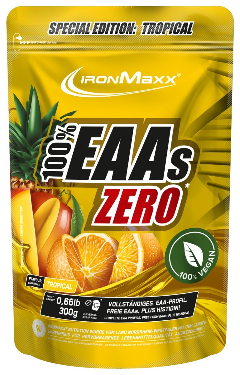 100% EAAs Zero (300g Beutel)-Tropical