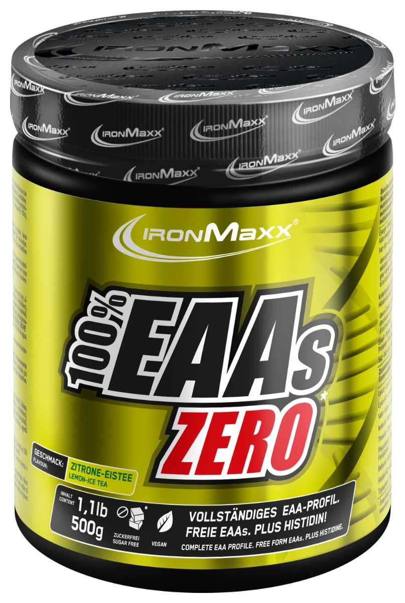 100% EAAs Zero (500g Dose)-Lemon-Icetea
