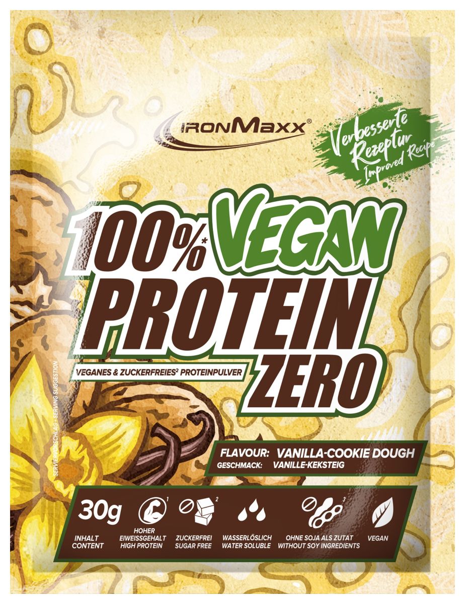 100% Vegan Protein Zero - 30g Probe - Vanilla Cookie Dough