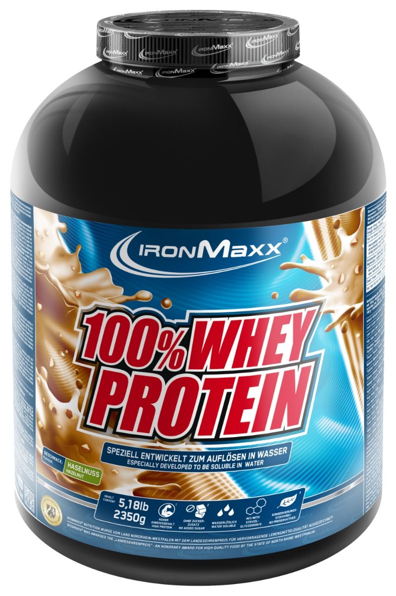 100% Whey Protein - 2350g  Dose - Haselnuss