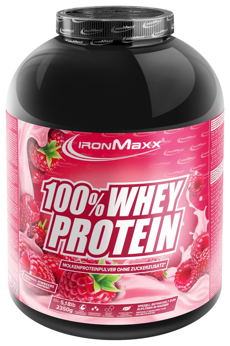 100% Whey Protein - 2350g  Dose - Himbeere