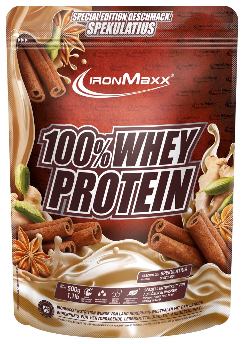 100% Whey Protein - 500g Beutel - Spekulatius