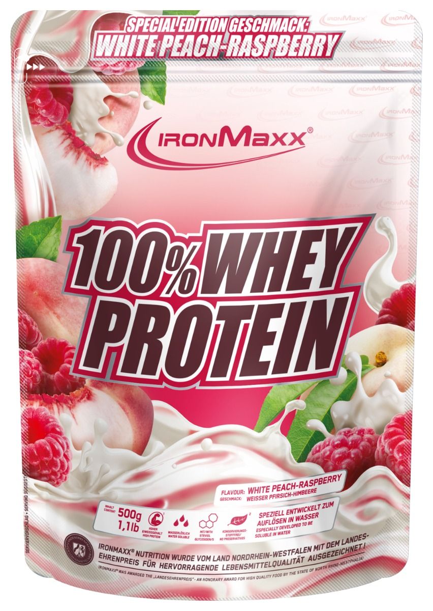 100% Whey Protein - 500g Beutel - White Peach Raspberry (Special Edition)