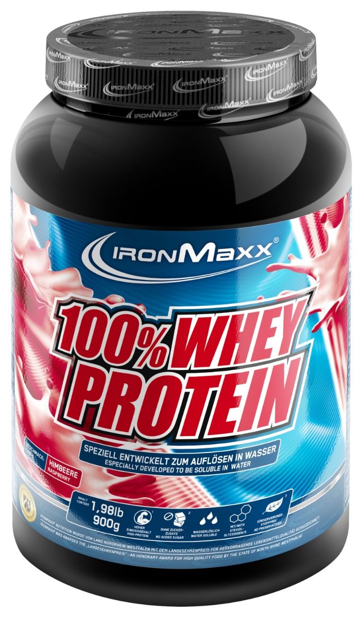 100% Whey Protein - 900g  Dose - Himbeere