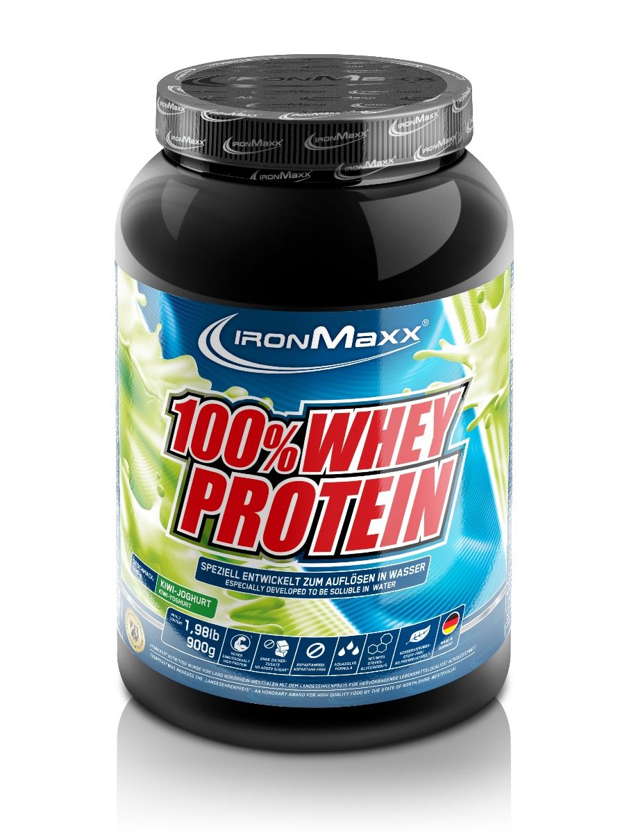 IronMaxx 100% Whey Protein 900g Tin Kiwi-Yoghurt