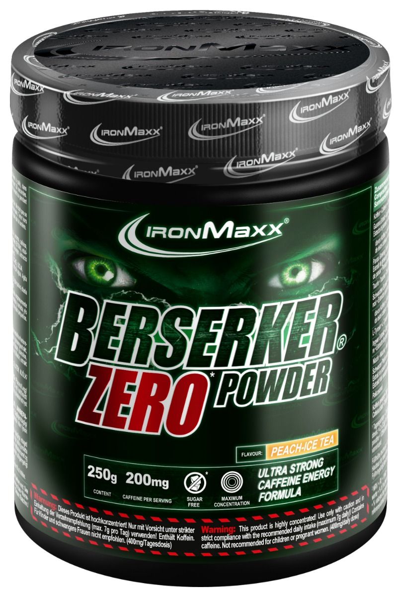 Berserker Zero Powder (250g) - Pfirsich-Eistee