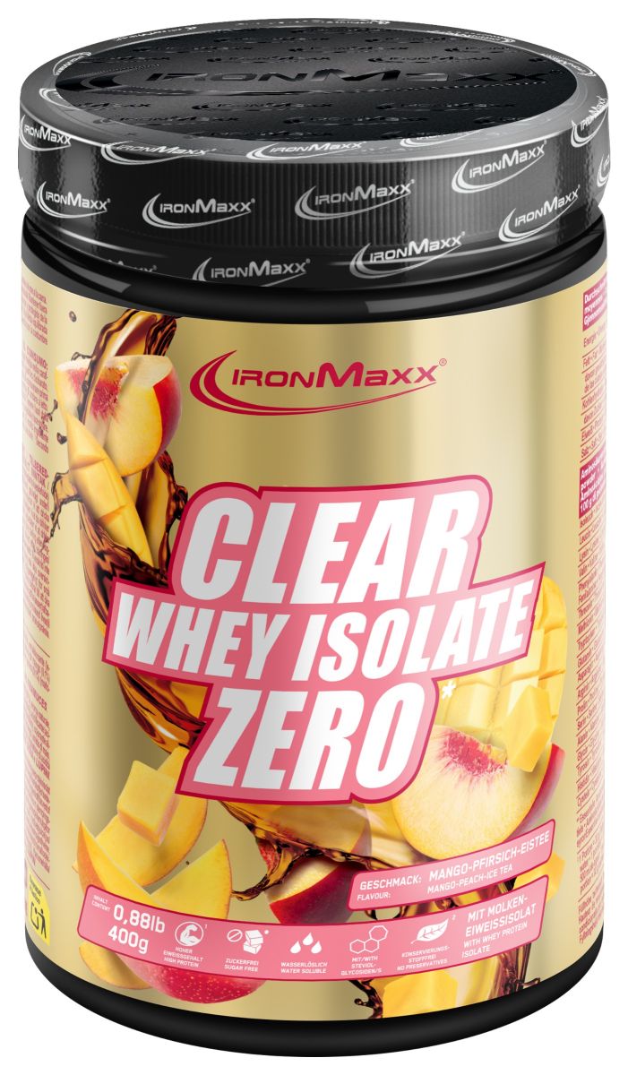 Clear Whey Isolate ZERO - 400g Dose Mango Peach Ice Tea