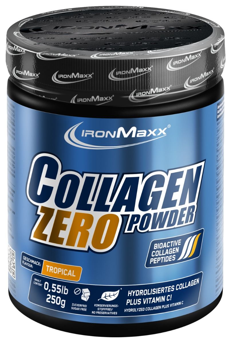 IronMaxx Collagen Powder Zero - Tropical 250g Dose