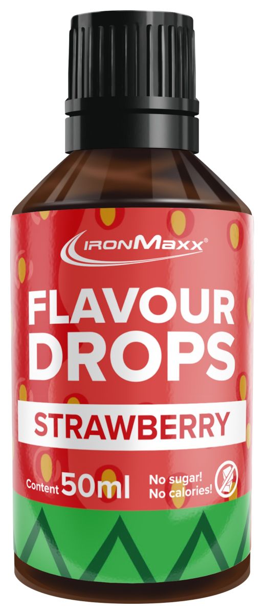 Flavour Drops - 50ml Flasche - Erdbeere