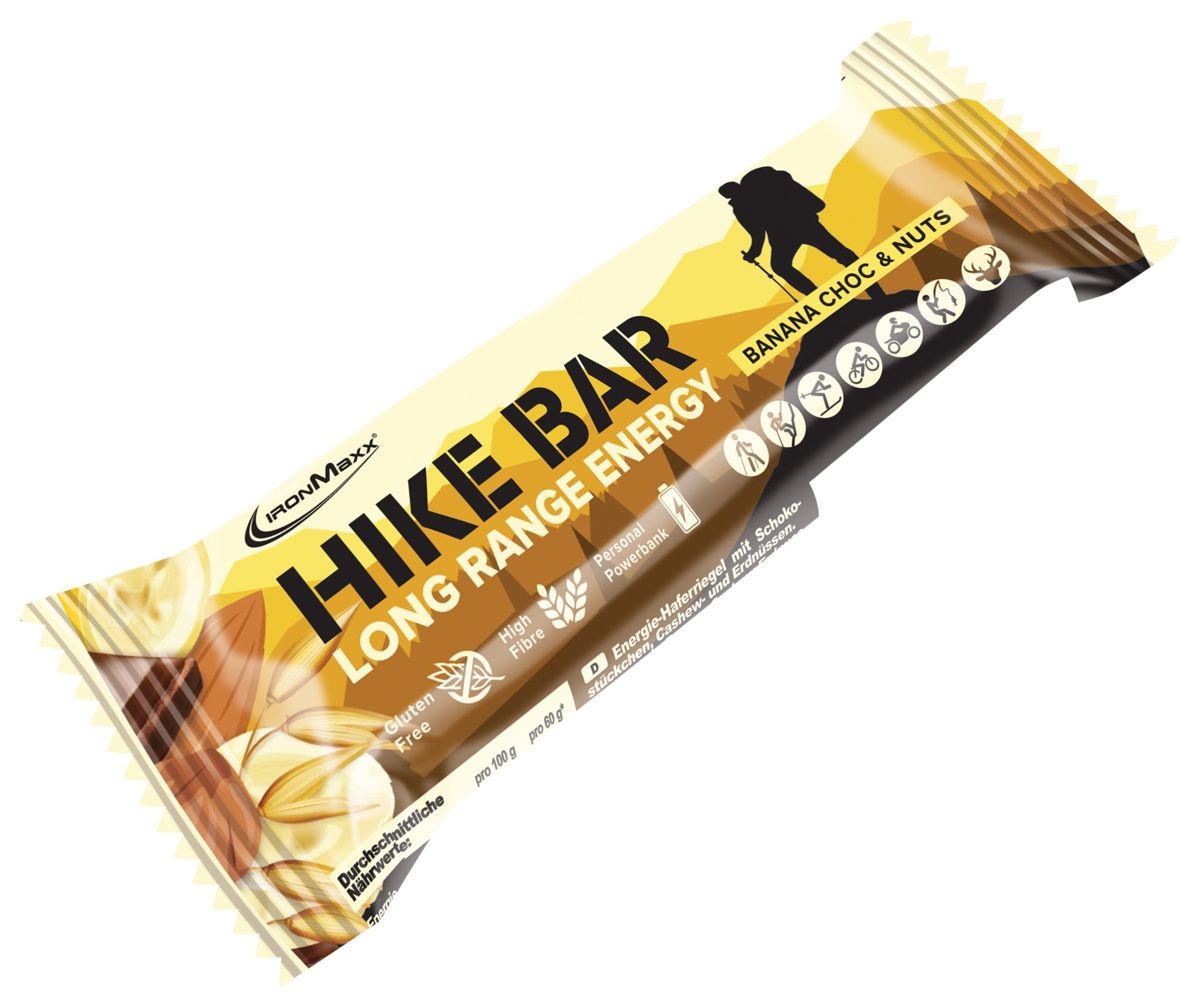 Hike Bar - 60g Riegel - Banana Choc & Nuts (MHD: 08.05.2025)  