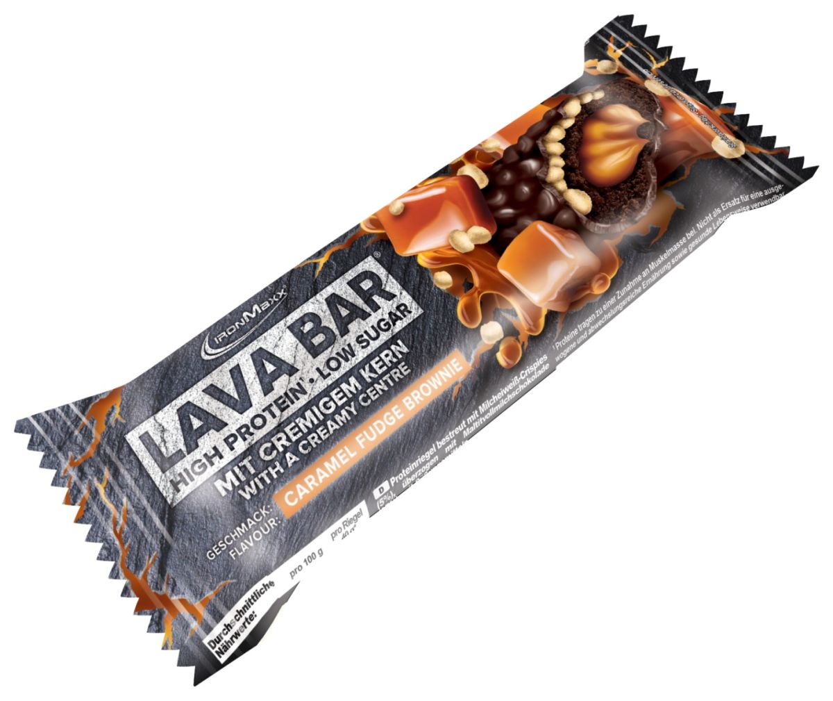Lava Bar Protein Riegel (40g) - Caramel Fudge Brownie