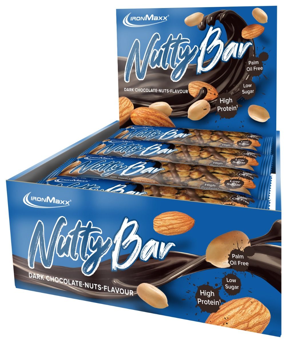 Nutty Bar - Dark Chocolate Nut (12x40g) (MHD: 18.06.2025)