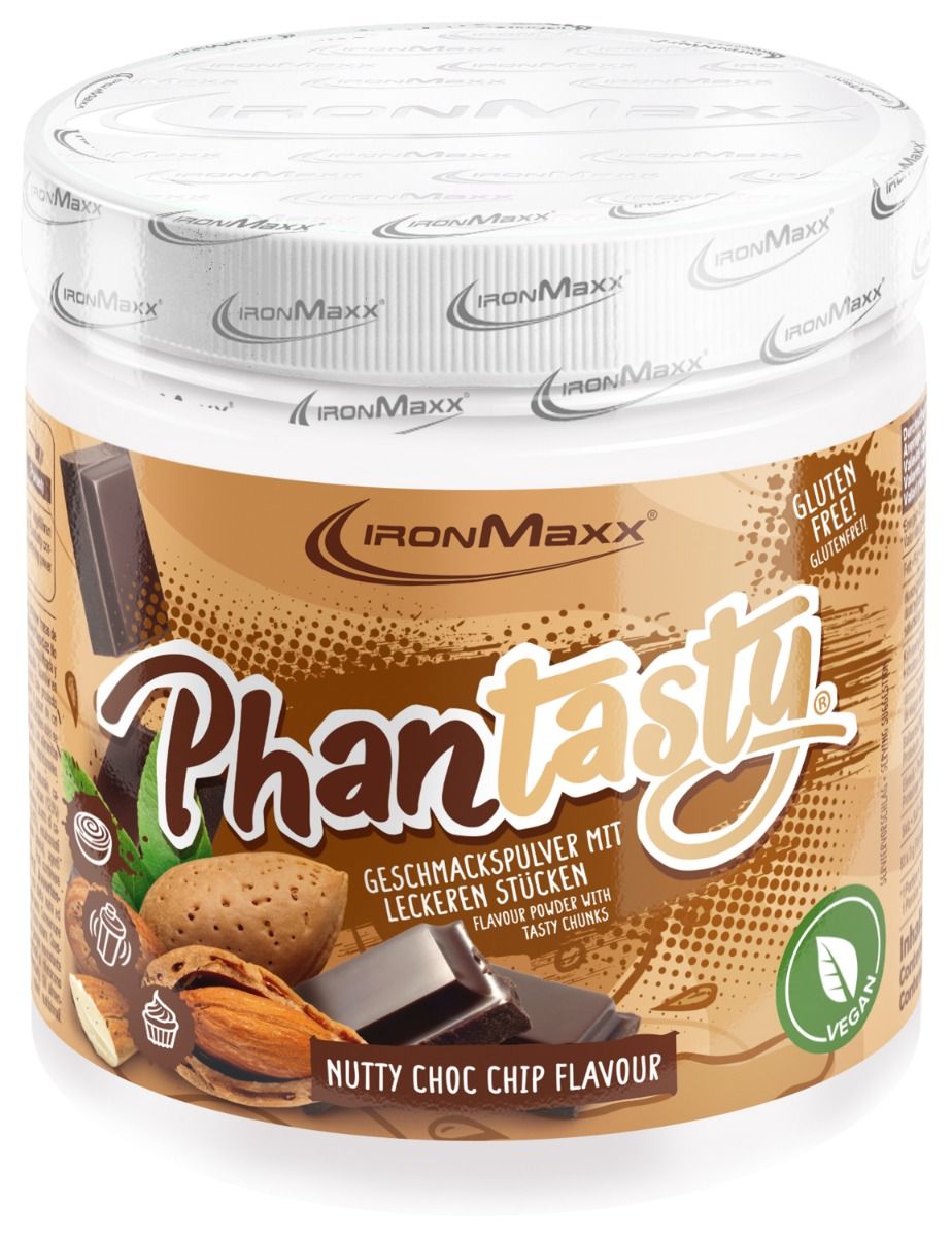 IronMaxx Phantasty – Nuss-Schoko-Chips 250g Dose